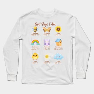 Multi Bible Scriptures Long Sleeve T-Shirt